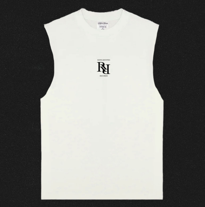 7.5oz Heavyweight "RR" Track-list Mens Muscle Tee