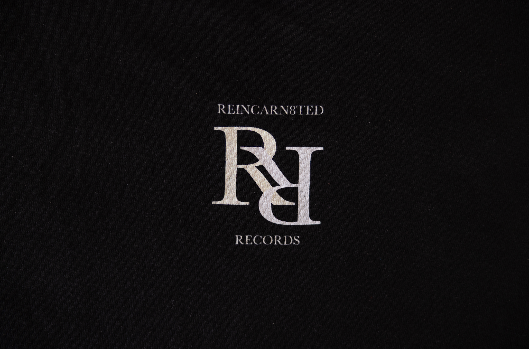7.5oz Heavyweight "RR" Track-list Mens Cropped Tee